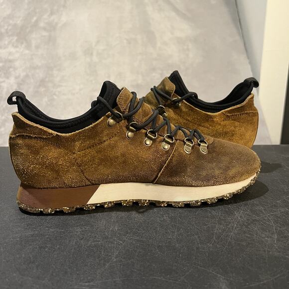 FRYE Bryce Runner Shoes Mens Size 10 Suede Hiking Lace Up - Picture 6 of 10